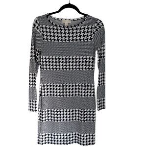 🌺LIKE NEW‼️MICHAEL BY MICHAEL KORS LONGED SLEEVE ALL SEASON  MIDI DRESS XS EUC